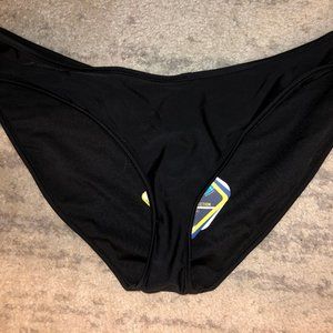 Fabletics- black swim bottoms size medium
